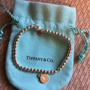Tiffany silver bead bracelet